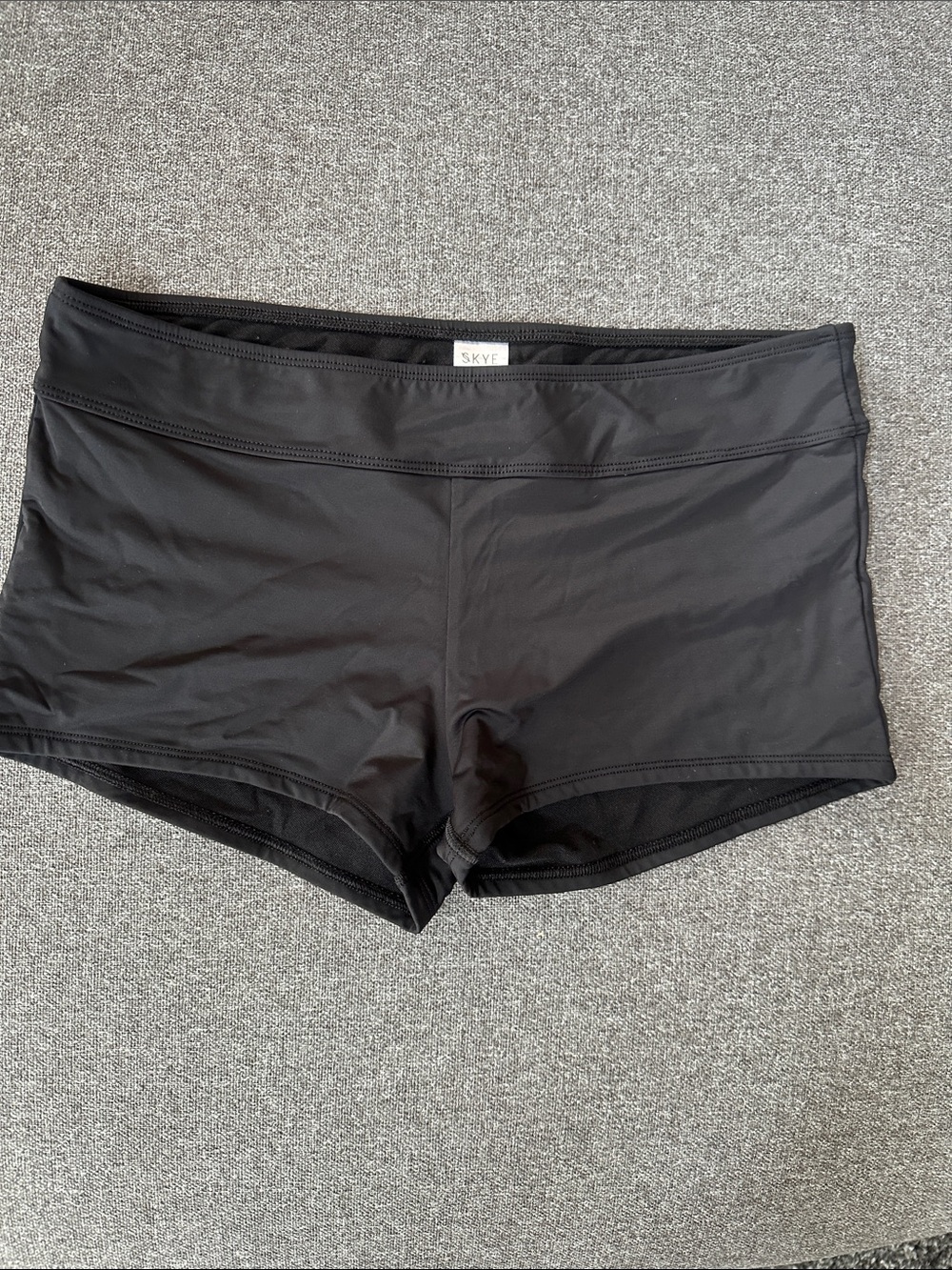 Skye Swimwear Black Boyshort Bikini Bottoms